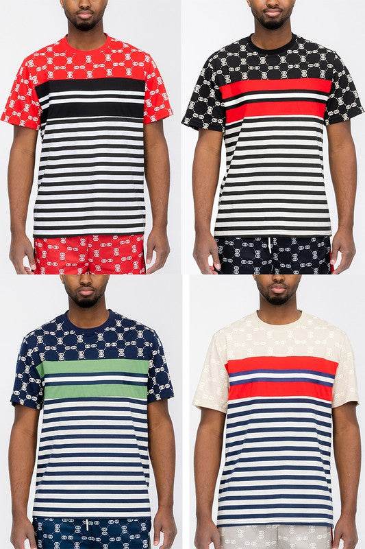 CHAIN LINK PRINT SHORT SLEEVE TSHIRT - Shop Style & More | Fresh Looks, Everyday Deals & Free Shipping