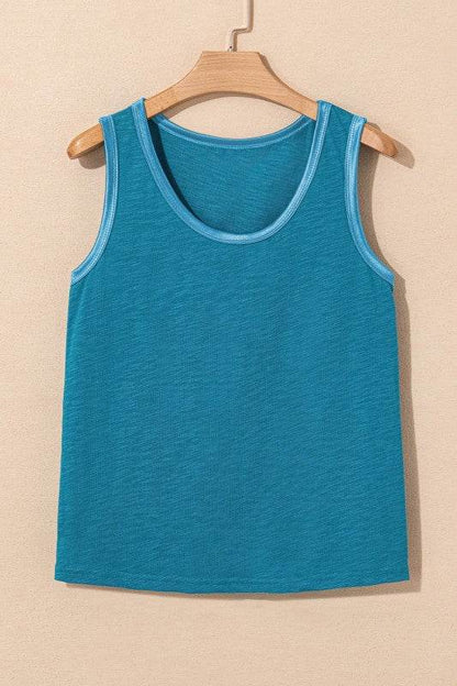 Skyla Metallic Sheen Tank Top - Shop Style & More | Fresh Looks, Everyday Deals & Free Shipping
