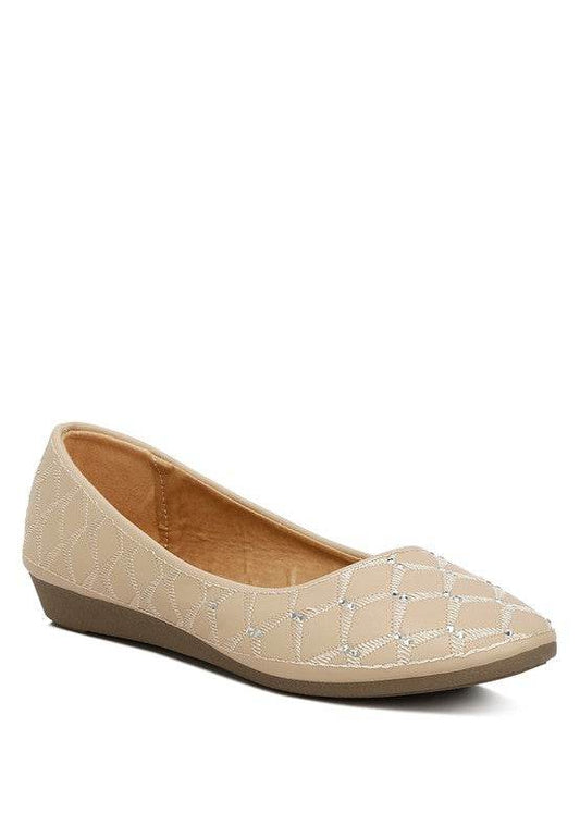 Gia Rhinestone Embellished Women's Ballerinas - Shop Style & More | Fresh Looks, Everyday Deals & Free Shipping