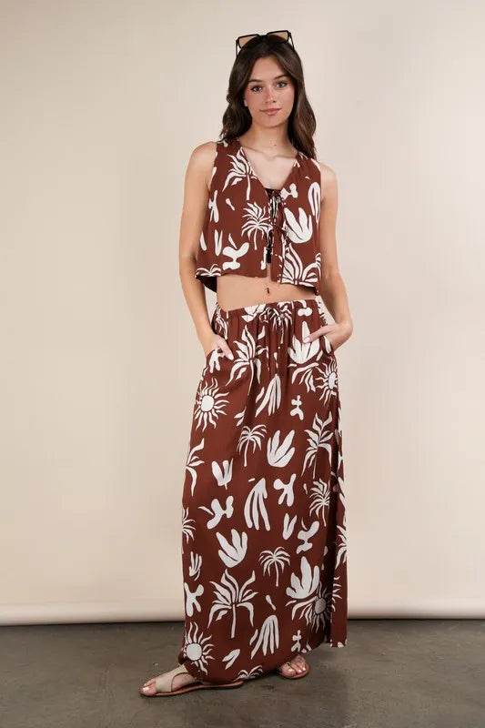 VERY J Printed Resort Midi Skirt - Shop Style & More | Fresh Looks, Everyday Deals & Free Shipping