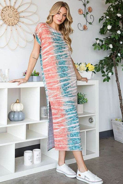 SIDE SLITS MAXI DRESS - Shop Style & More | Fresh Looks, Everyday Deals & Free Shipping
