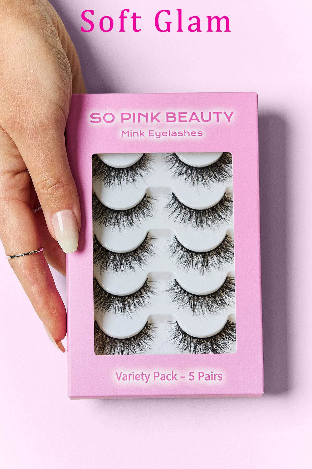 SO PINK BEAUTY Mink Eyelashes 5 Pairs - Shop Style & More | Fresh Looks, Everyday Deals & Free Shipping