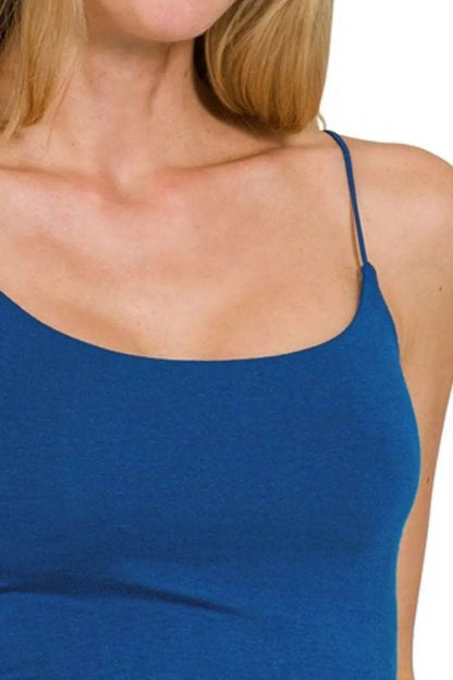 Zenana Double Layered Spaghetti Bra Cami - Shop Style & More | Fresh Looks, Everyday Deals & Free Shipping