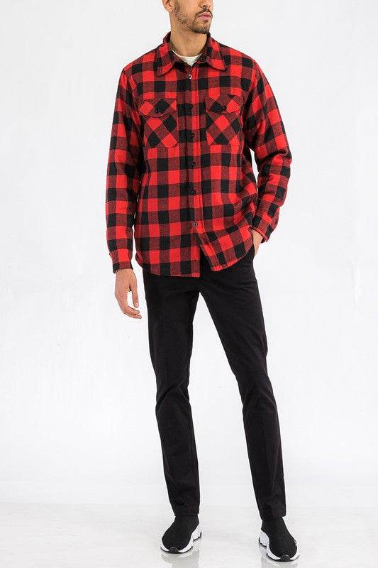 Mens Quilted Padded Flannel - Shop Style & More | Fresh Looks, Everyday Deals & Free Shipping