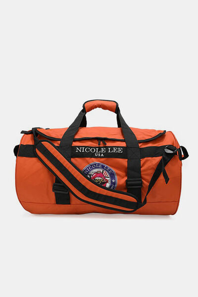 Nicole Lee USA Large Duffel Bag Orange One Size Bags