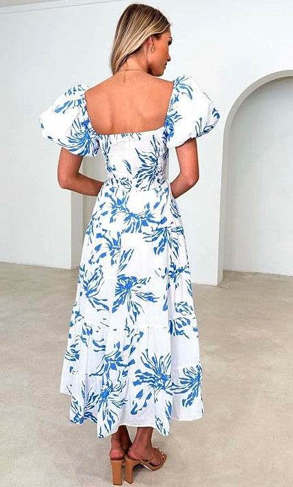 Puff sleeve maxi dress - Shop Style & More | Fresh Looks, Everyday Deals & Free Shipping