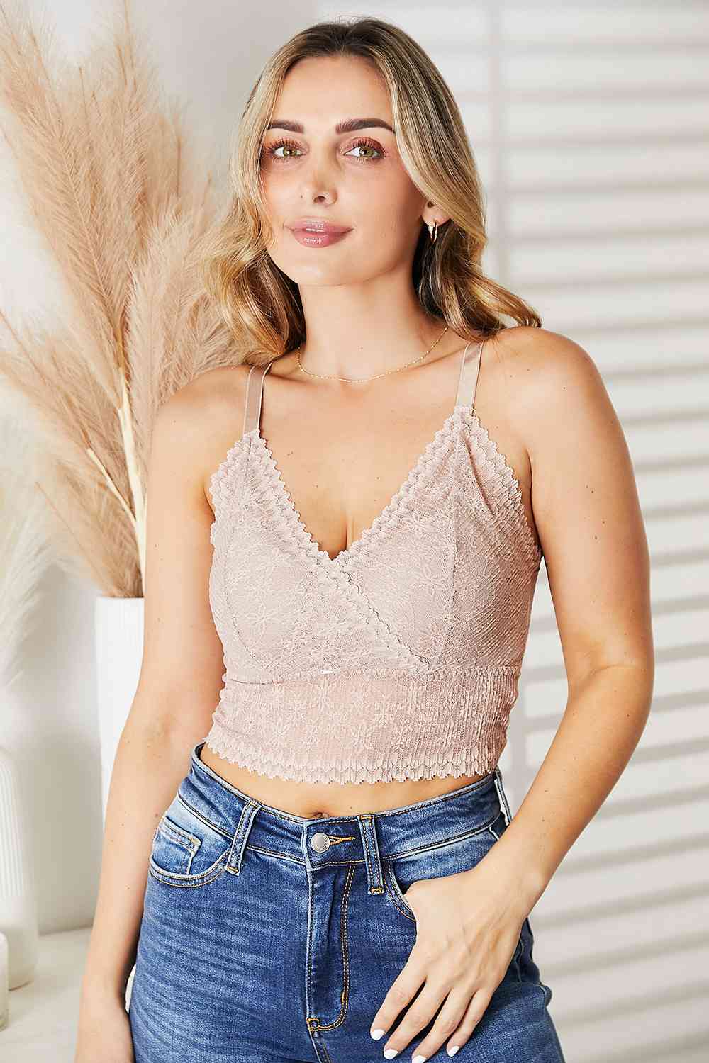 JadyK Skye Full Size Lace Bralette Bras