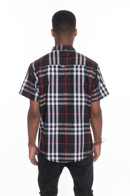 Weiv Men's Casual Short Sleeve Checker Shirts - Shop Style & More | Fresh Looks, Everyday Deals & Free Shipping