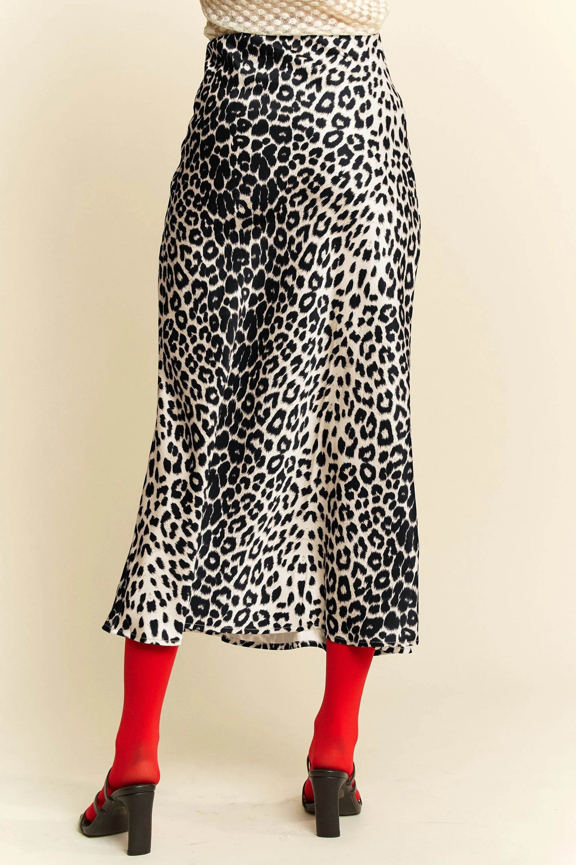 Davi & Dani Leopard Animal Print Long Length Skirt - Shop Style & More | Fresh Looks, Everyday Deals & Free Shipping