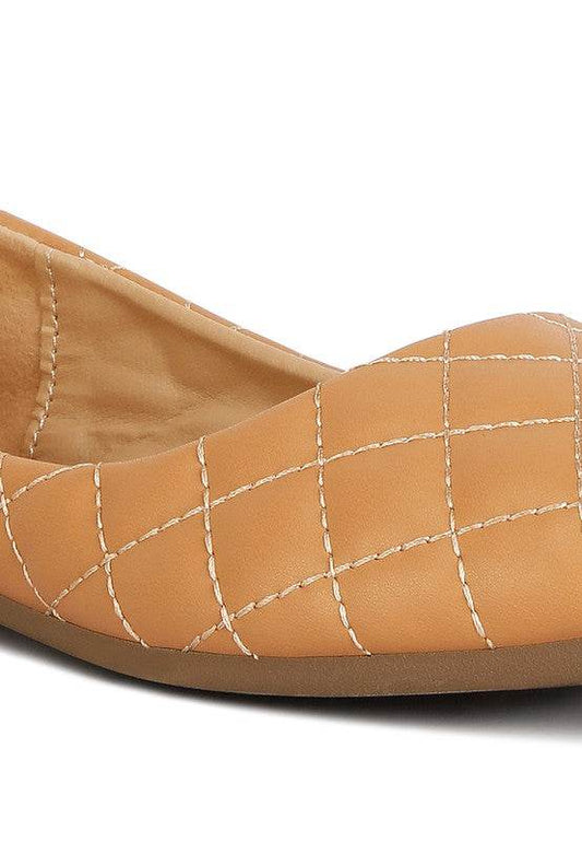 Rikhani Quilted Detail Ballet Flats - Shop Style & More | Fresh Looks, Everyday Deals & Free Shipping