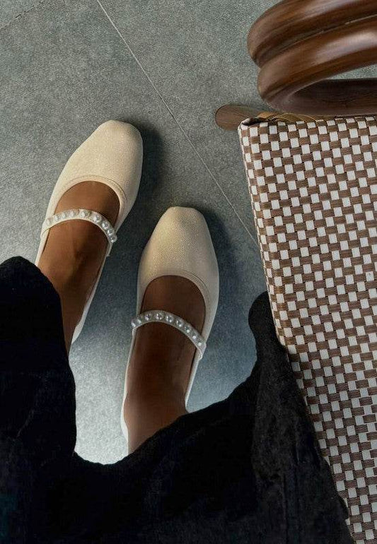 Albi Mary Jane Flat In White - Shop Style & More | Fresh Looks, Everyday Deals & Free Shipping