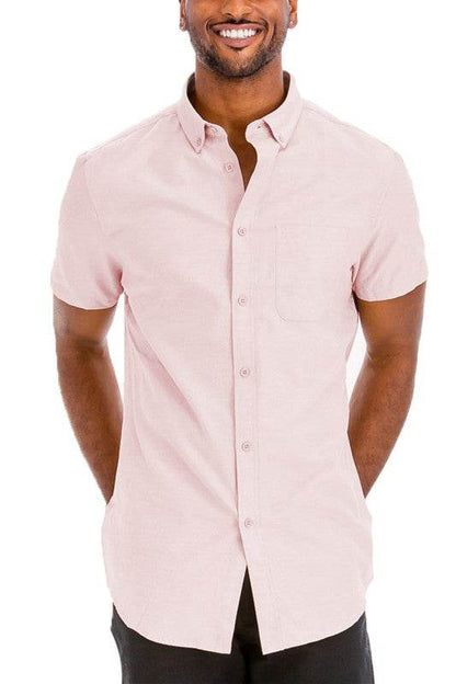 Weiv Men's Casual Short Sleeve Solid Shirts - Shop Style & More | Fresh Looks, Everyday Deals & Free Shipping
