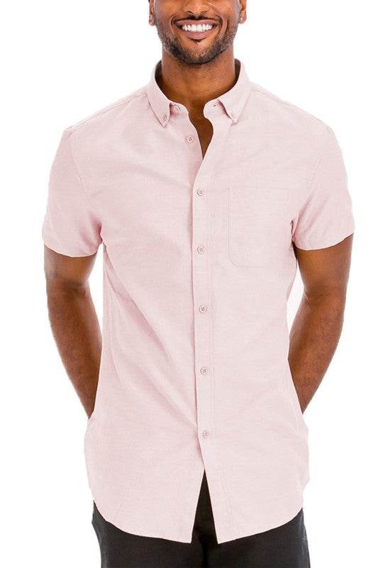 Weiv Men's Casual Short Sleeve Solid Shirts - Shop Style & More | Fresh Looks, Everyday Deals & Free Shipping