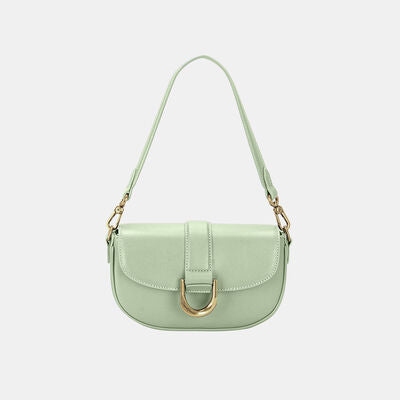 David Jones PU Leather Shoulder Bag Apple Green One Size Bags