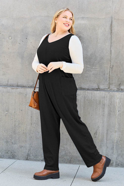 Double Take Full Size Sleeveless Straight Jumpsuit - Shop Style & More | Fresh Looks, Everyday Deals & Free Shipping