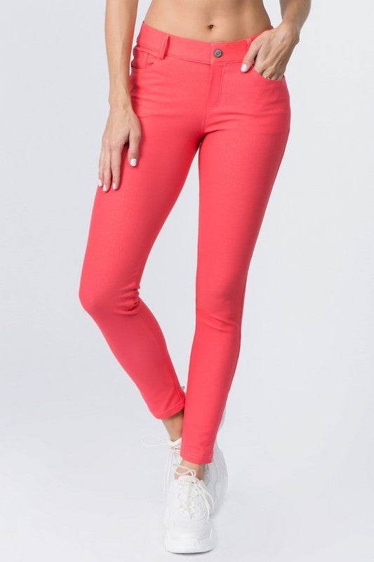 Cotton-Blend 5-Pocket Skinny Jeggings - Shop Style & More | Fresh Looks, Everyday Deals & Free Shipping