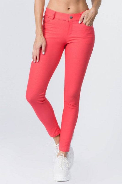 Cotton-Blend 5-Pocket Skinny Jeggings - Shop Style & More | Fresh Looks, Everyday Deals & Free Shipping