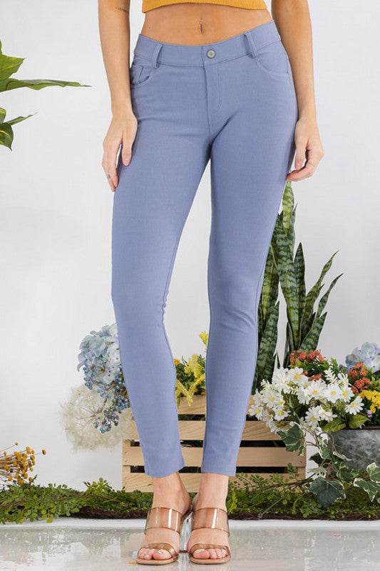 Cotton-Blend 5-Pocket Skinny Jeggings - Shop Style & More | Fresh Looks, Everyday Deals & Free Shipping