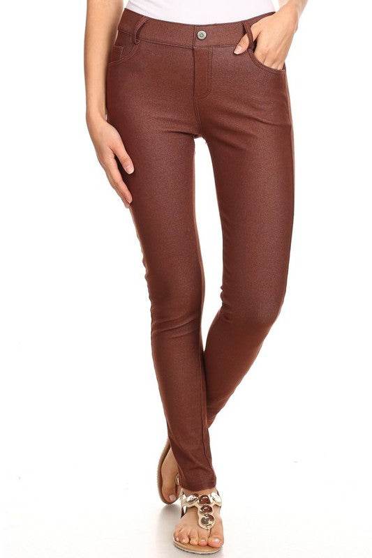 Cotton-Blend 5-Pocket Skinny Jeggings - Shop Style & More | Fresh Looks, Everyday Deals & Free Shipping