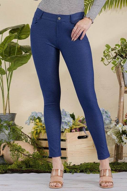 Cotton-Blend 5-Pocket Skinny Jeggings - Shop Style & More | Fresh Looks, Everyday Deals & Free Shipping