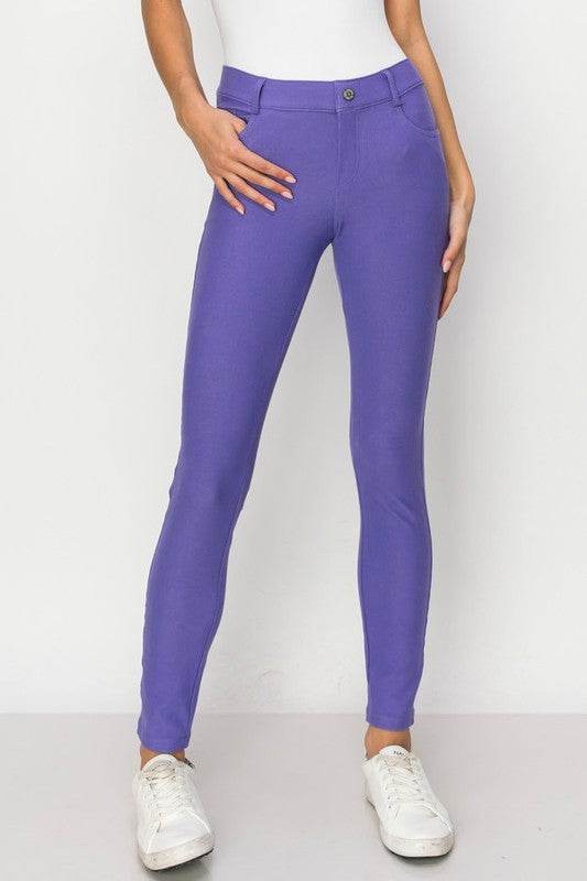 Cotton-Blend 5-Pocket Skinny Jeggings - Shop Style & More | Fresh Looks, Everyday Deals & Free Shipping