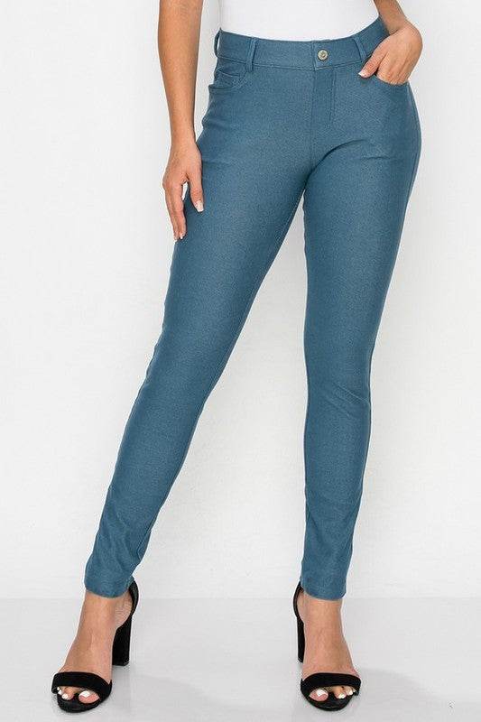 Cotton-Blend 5-Pocket Skinny Jeggings - Shop Style & More | Fresh Looks, Everyday Deals & Free Shipping