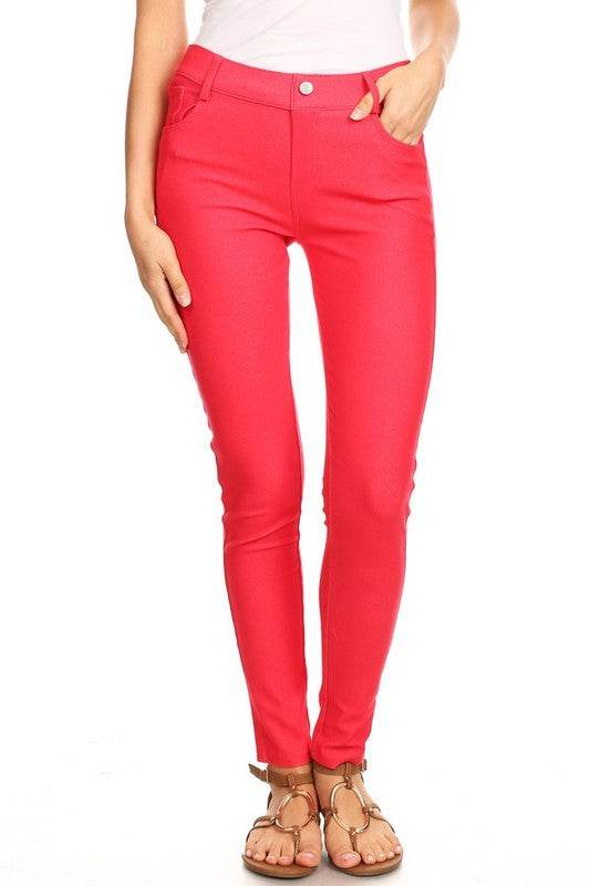 Cotton-Blend 5-Pocket Skinny Jeggings - Shop Style & More | Fresh Looks, Everyday Deals & Free Shipping