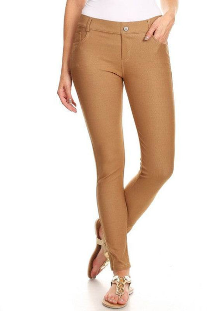 Cotton-Blend 5-Pocket Skinny Jeggings - Shop Style & More | Fresh Looks, Everyday Deals & Free Shipping
