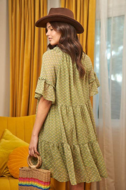 Floral print v-neck mini dress JBJ1054 - Shop Style & More | Fresh Looks, Everyday Deals & Free Shipping