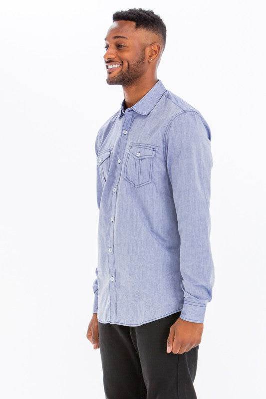 Weiv Men's Casual Long Sleeve Shirts - Shop Style & More | Fresh Looks, Everyday Deals & Free Shipping