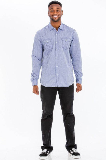 Weiv Men's Casual Long Sleeve Shirts - Shop Style & More | Fresh Looks, Everyday Deals & Free Shipping
