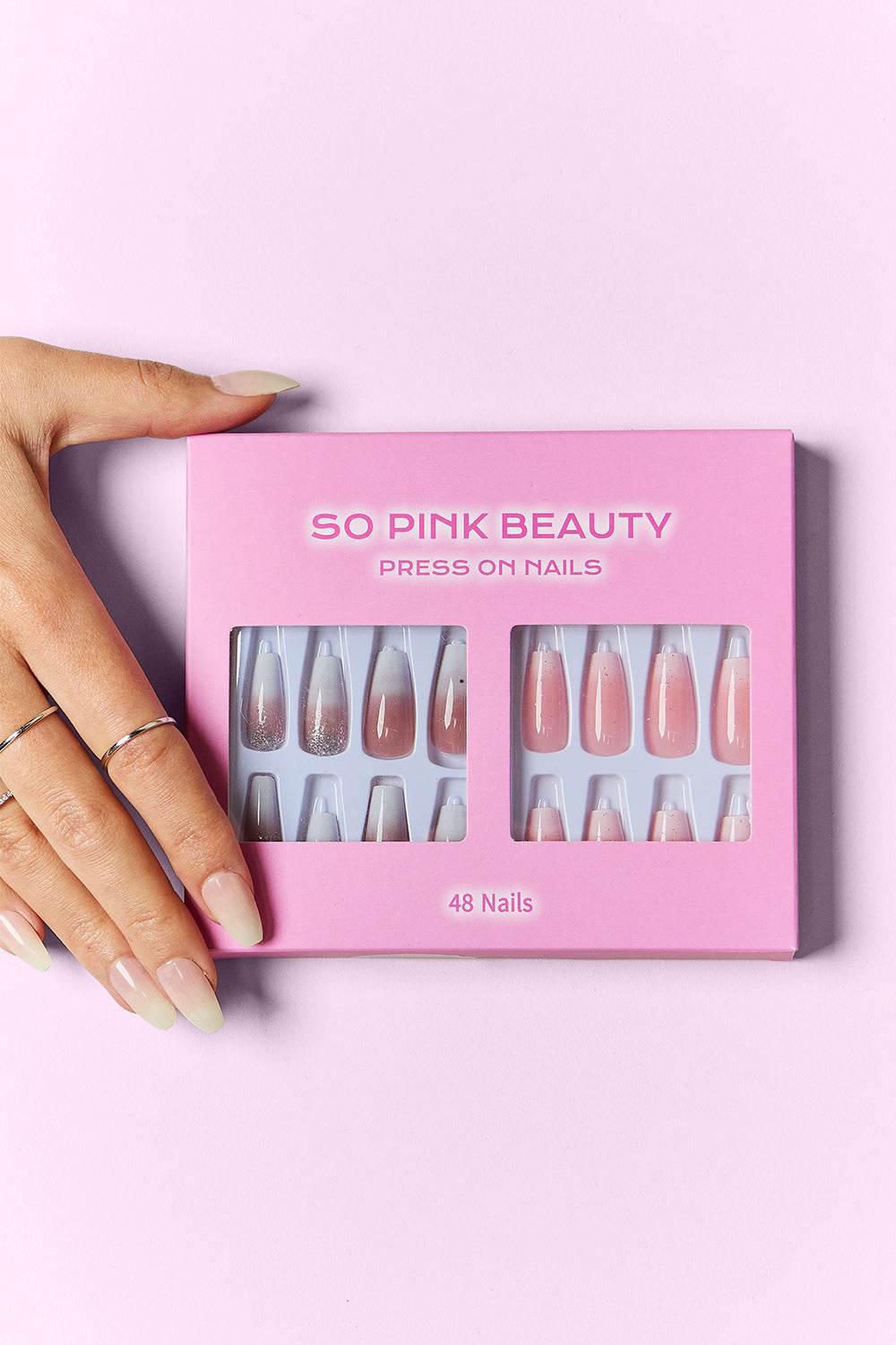 SO PINK BEAUTY Press On Nails 2 Packs - Shop Style & More | Fresh Looks, Everyday Deals & Free Shipping