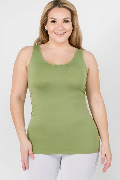 Womens Seamless Tank Top - PLUS SIZE - Shop Style & More | Fresh Looks, Everyday Deals & Free Shipping