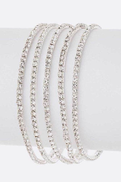 Crystal Stretch Bracelets Set - Shop Style & More | Fresh Looks, Everyday Deals & Free Shipping