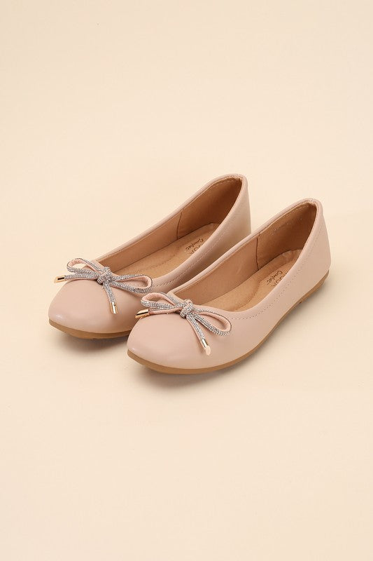 DOROTHY-77 Bow Ballet Flats Sandals