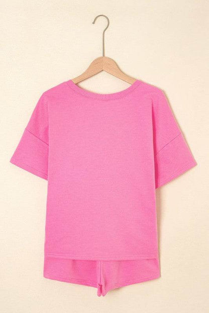 Avery Top and Patchwork Drawstring Shorts Set - Shop Style & More | Fresh Looks, Everyday Deals & Free Shipping