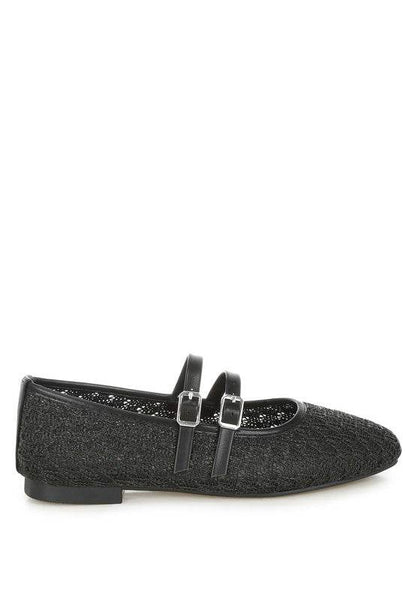 Warena Pin Buckle Strapped Ballerinas - Shop Style & More | Fresh Looks, Everyday Deals & Free Shipping