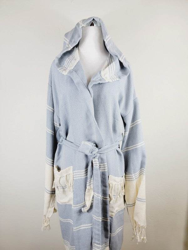 Unisex Robe, Beach or spa Robe with pockets - Sky - Shop Style & More | Fresh Looks, Everyday Deals & Free Shipping