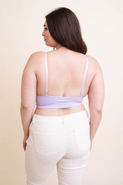 Plus Size Waistband Loop Lace Brami - Shop Style & More | Fresh Looks, Everyday Deals & Free Shipping