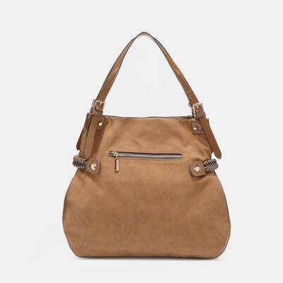 Nicole Lee USA Side Braided Tassel Inlaid Rhinestone Embroidery Hobo Bag - Shop Style & More | Fresh Looks, Everyday Deals & Free Shipping