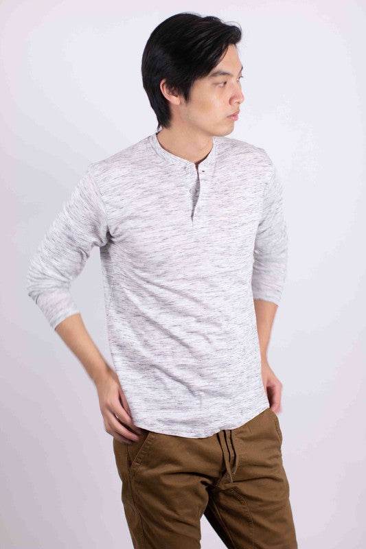 Long Sleeves Henley T-shirt - Shop Style & More | Fresh Looks, Everyday Deals & Free Shipping