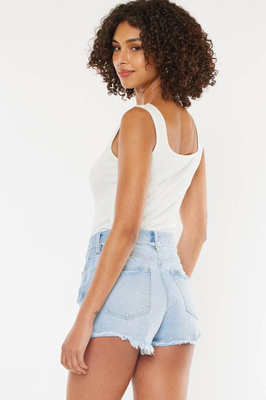 Kancan Distressed Button Fly Denim Shorts - Shop Style & More | Fresh Looks, Everyday Deals & Free Shipping