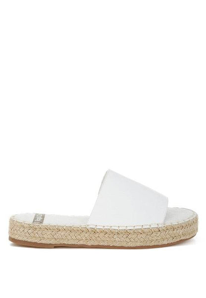 Scalar Genuine Soft Leather Espadrille Flatforms - Shop Style & More | Fresh Looks, Everyday Deals & Free Shipping