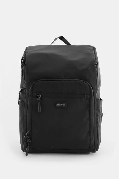 Himawari Nylon Waterproof Backpack Bag Black One Size Bags