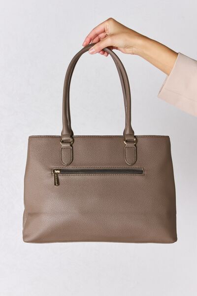 David Jones Structured Leather Handbag Bags