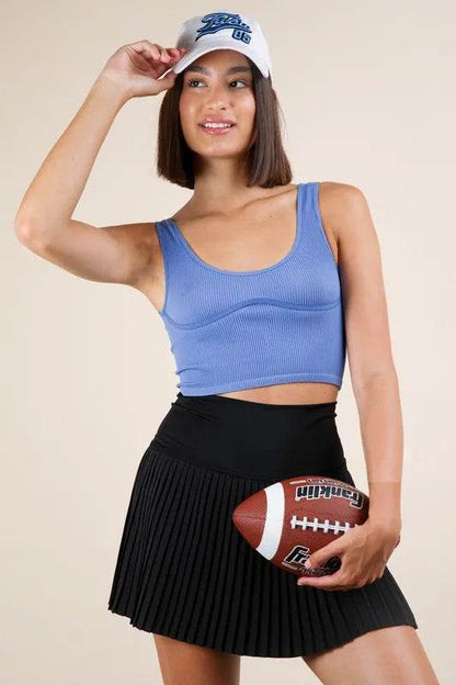 VERY J Pleated Activewear Skirt with Shorts Inside - Shop Style & More | Fresh Looks, Everyday Deals & Free Shipping