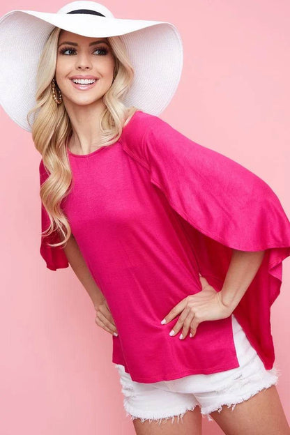 BiBi Fold Over Back Detailed Top - Shop Style & More | Fresh Looks, Everyday Deals & Free Shipping