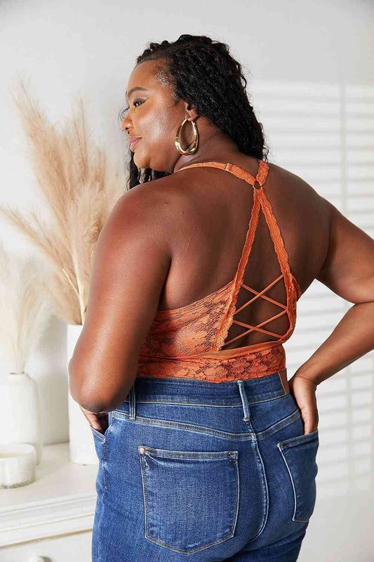 JadyK Juliette Full Size Crisscross Lace Bralette - Shop Style & More | Fresh Looks, Everyday Deals & Free Shipping