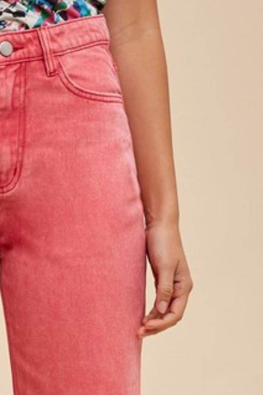 Annie Wear Distressed Raw Hem Jeans - Shop Style & More | Fresh Looks, Everyday Deals & Free Shipping