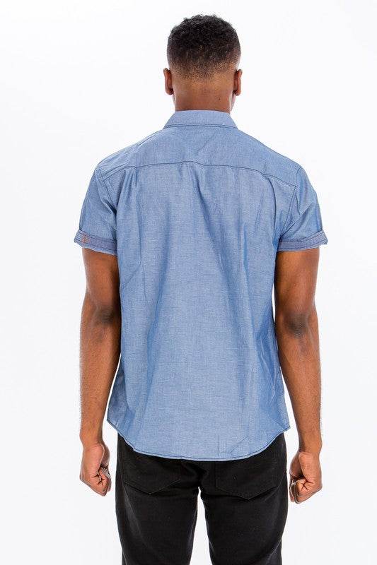 Weiv Men's Casual Short Sleeve Two Tone Shirts - Shop Style & More | Fresh Looks, Everyday Deals & Free Shipping
